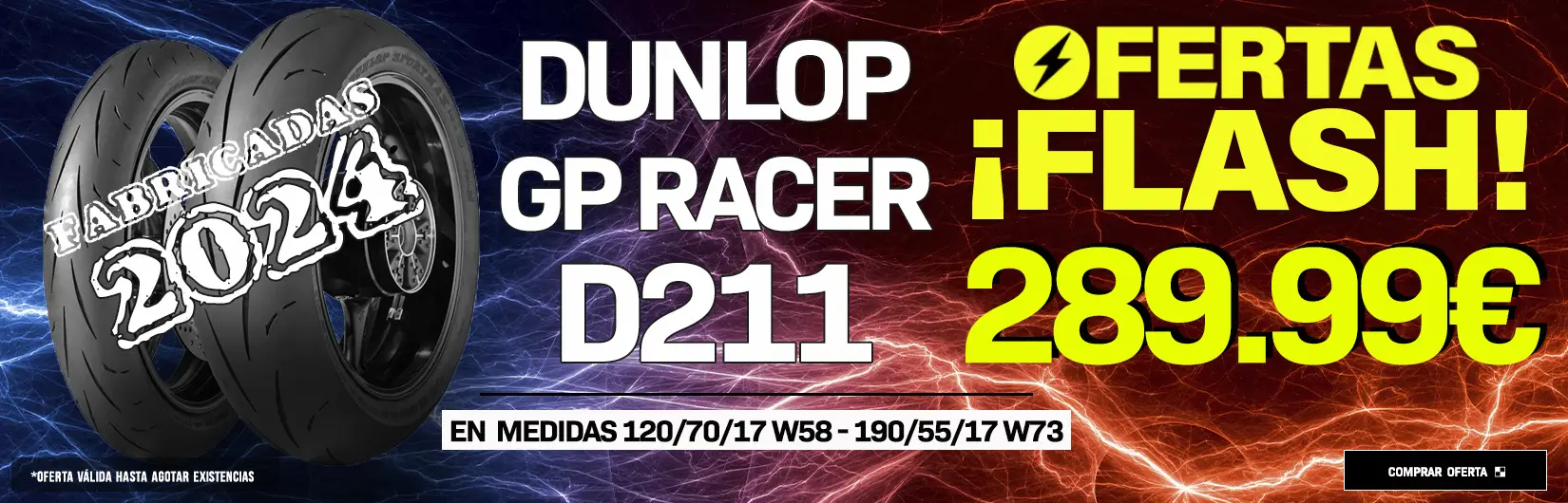 Promocion dunlop gp racervd211